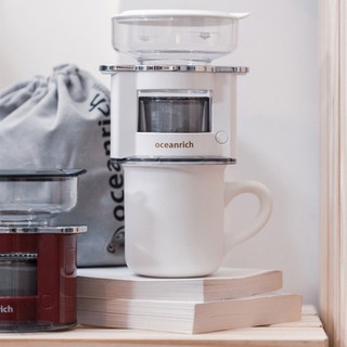 Oceanrich Smart เครื่องชงกาแฟแบบมือหมุนอัตโนมัติแบบพกพา🔥มีถุงผ้าให้ด้วยจ้า