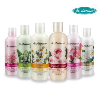 ST.ANDREWS SCENT OF FLORAL BODY LOTION โลชั่นน้ำหอม 250 ML. ครีม ทา ผิว น้ำหอม มีให้เลือก 6 กลิ่น （โลชั่นbsc） 5.0ml