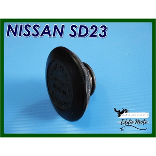 NISSAN SD23 ENGINE OIL BOTTLE CAP RUBBER "BLACK" (1 PC.) // ฝาปิดน้ำมันเครื่อง ฝาปิดกระปุกน้ำมันเครื่อง ฝายาง สีดำ