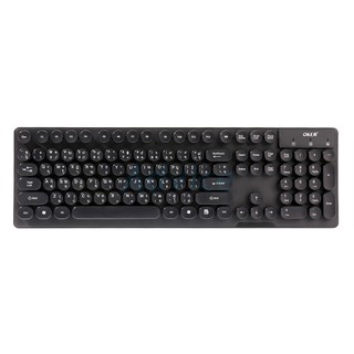 USB Keyboard OKER (KB-288) Black คีย์บอร์ด ประกัน 1Y