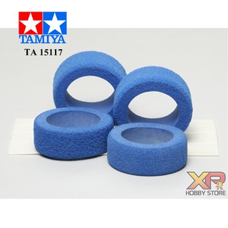 [Tamiya] Reston Sponge Tires (Blue) (TA 15117)