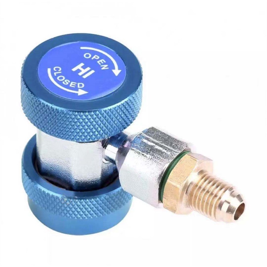 คอปเปอร์ เติมน้ํายาแอร์ R134a (สีน้ําเงิน) AC Coupler R-134a -Low side ไปที่เว็บไซต์ /ชุดเติมน้ำยาแอ