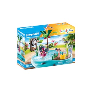 Playmobil 70610 ฟิกเกอร์ อควา พาร์ค สระน้ำพร้อมเครื่องฉีดน้ำ