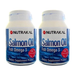 NUTRAKAL Salmon Oil เข้มข้นด้วยโอเมก้า 3 (90 แคปซูล) x 2 ขวด