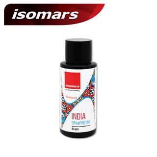 ISOMARS INDIA INK (Waterproof Drawing Ink) 1 ขวด