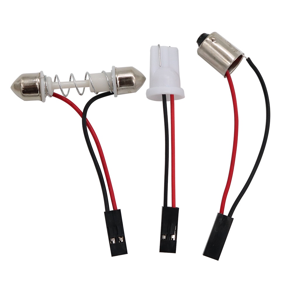 รถบรรทุกรถอัตโนมัติ t10 W5w หลอดไฟ Led สายไฟอะแดปเตอร์ t10 ซ็อกเก็ต 10 ชิ้น