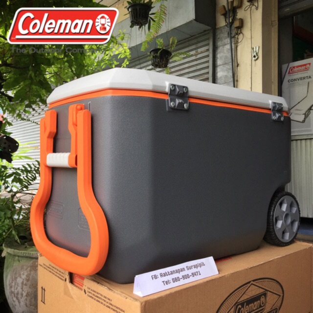 กระติกน้ำแข็ง Coleman Xtreme5 Wheeled Cooler 62ควอร์ต/59ลิตร - โคลแมน Xtreme Cooler Camping แคมปิ้ง 