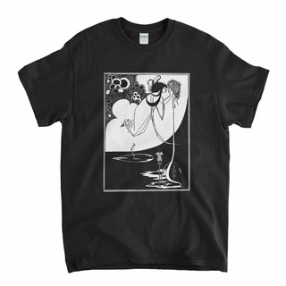 ราคาต่ำสุด!!GILDAN 【สไตล์คลาสสิก】เสื้อยืดแขนสั้น ผ้าฝ้าย 100% พิมพ์ลาย Aubrey Beardsley สําหรับผู้ชายS-3XL