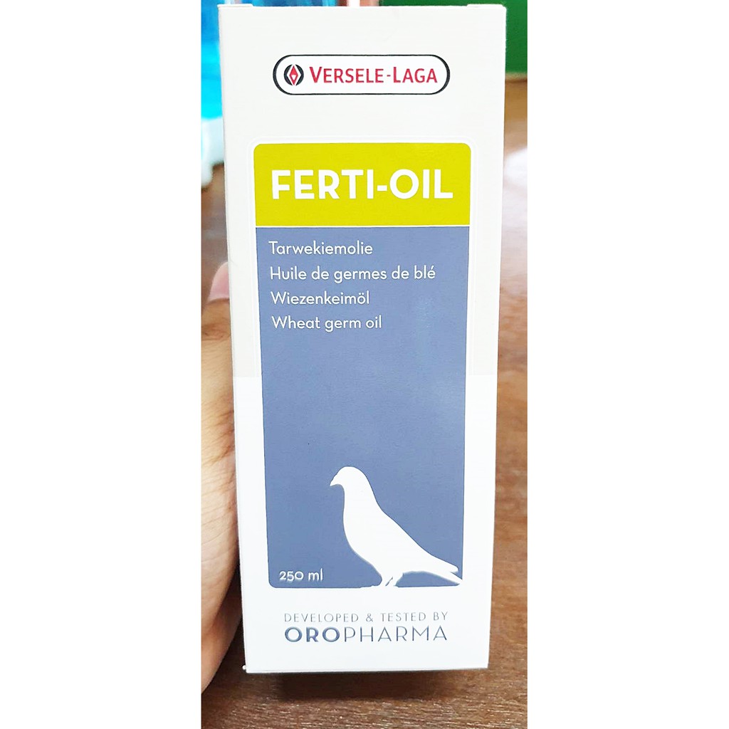 สำหรับนก Ferti oil 250ml น้ำมันบำรุงเชื้อ ป้องกันไข่ติดท้อง ไข่ตายโคม