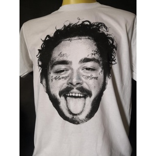 เสื้อยืดฤดูร้อนcalเสื้อวงนำเข้า Post Malone Psycho Billie Eilish Rap Hiphop R&amp;B Trap Pop Rock Gildan T-shirt S-5XL