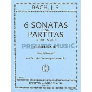 (Violin and Piano) Bach, J S: Six Sonatas and Partitas for Violin Solo BWV 1001-1006 (IMC2525)