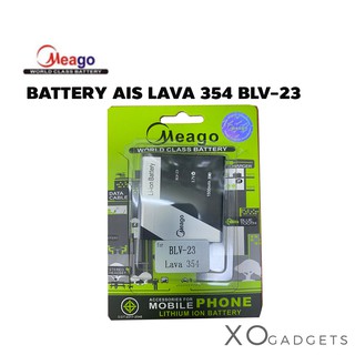 Meago แบตเตอร์รี่ LAVA 354 BLV-23 แบต lava 354  มี มอก. (รับประกัน 1 ปี )