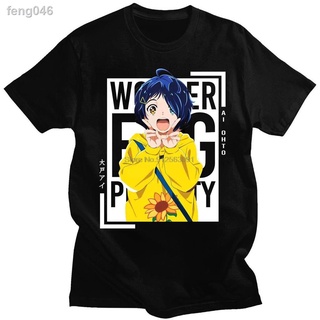 □△ญี่ปุ่น Anime Wonder Egg Priority น่ารัก Ohto Ai รูปแบบผู้ชาย/ผู้หญิงแฟชั่นเสื้อลำลองแขนสั้นคอกลม 100% Cotton T เสื้อส