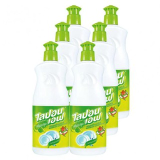 LIPON F Dishwashing Liquid Kaffir Lime 170 ml. / Pack 6