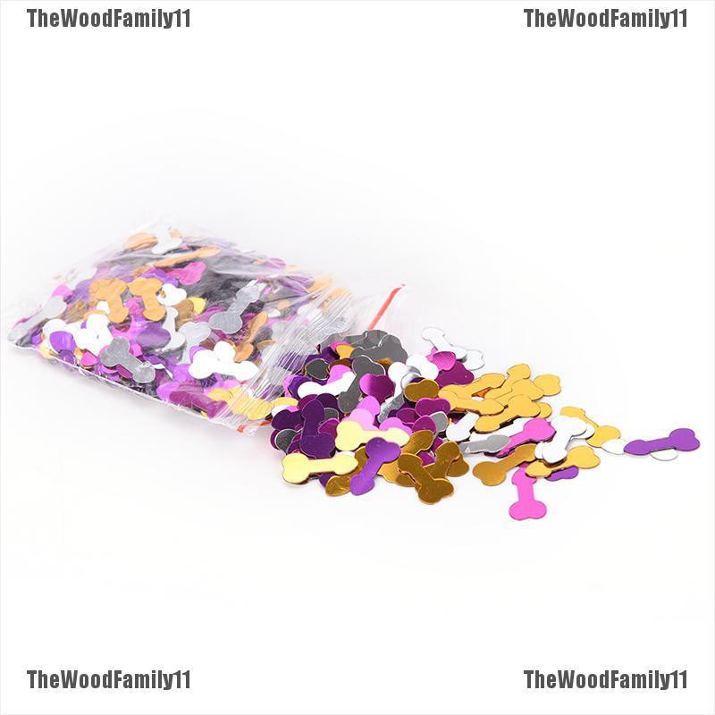 500 Coriandoli Per Addio Al Nubilato A Forma Di Pene - Decorazione Tavolo Festa In Plastica - Colori Argento, Viola E Rosa - Hen Night Confetti