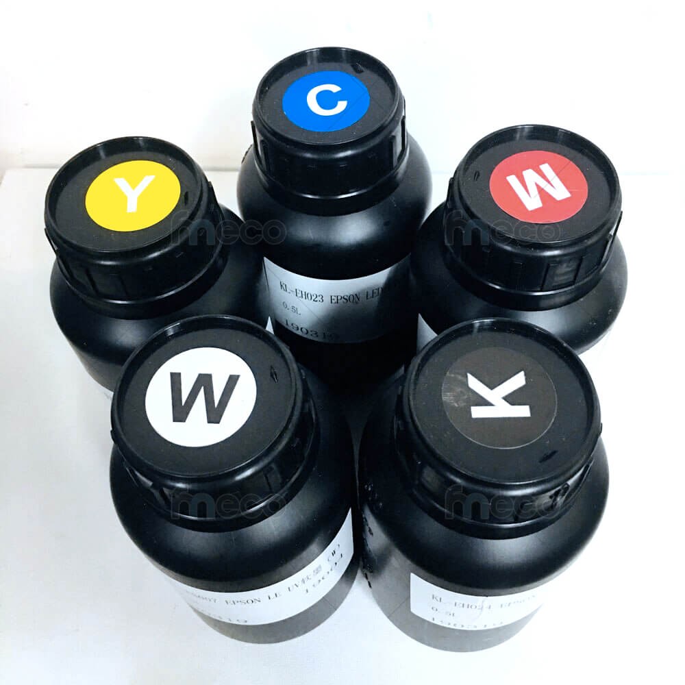 หมึก UV LED INK เกรด 3-10ปี การยึดเกาะที่ดี คุณภาพสูง เกรดพรีเมียม Flatbed Eps dx10 tx800 dx11 xp600 dx5 MADE IN TAIWAN