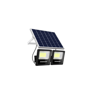 [1ชุดมี2โคม] intelamp โคมไฟ ไฟโซล่าเซลล์ แสงขาว สปอร์ตไลท์โซล่าเซลล์ หลอด LED ใช้พลังงานแสงอาทิตย์ 005-7C