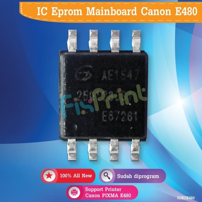 IC Eprom Eeprom Canon E480 Resetter IC Reset Counter Printer E-480 FPTS1442