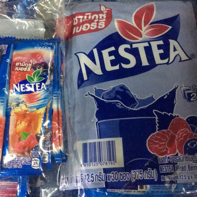 *พร้อมส่ง* ชามิกซ์เบอร์รี่ / ชามะนาว เนสที (nestea) 30 ซอง