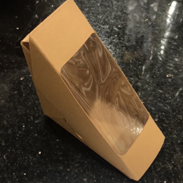 กล่องแซนวิช 🥪เคลือบในพิเศษ 100 ใบ