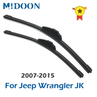 Midoon ใบปัดน้ําฝน สําหรับ Jeep Wrangler JK 2007 2008 2009 2010 2011 2012 2013 2014 2015