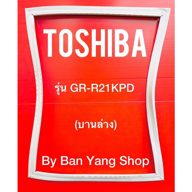 ขอบยางตู้เย็น TOSHIBA รุ่น GR-R21KPD (บานล่าง)