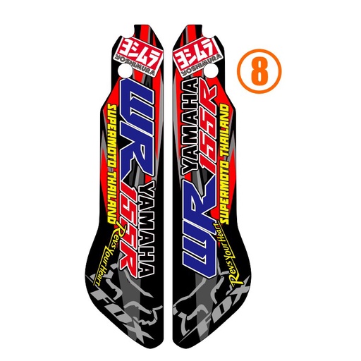 YAMAHA WR155R สติกเกอร์ติดการ์ดโช้คหน้า - รูปที่ 7