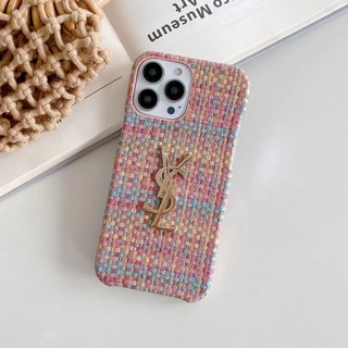 case iphone 13 พร้อมส่ง เคสโทรศัพท์มือถือ ลายโลโก้โลหะทอ สําหรับ iphone 11 13 pro max 12 pro max