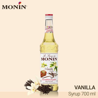 MONIN Vanilla Syrup 700ml น้ำเชื่อมกลิ่นวานิลลา 700 มิลลิลิตร