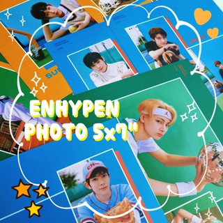 enhypen รูป 5x7 นิ้ว season greeting