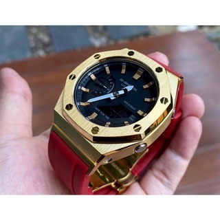 GA2100 Custom กรอบทองสายแดง