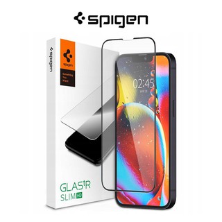 Spigen iPhone 14 Plus 2022 ครอบคลุมเต็มรูปแบบ HD กระจกนิรภัย iPhone 13 Pro Max 2021