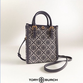 💥สินค้าใหม่พร้อมส่ง💥Tory Burch #TMonogram Jacquard Mini Tote 💯