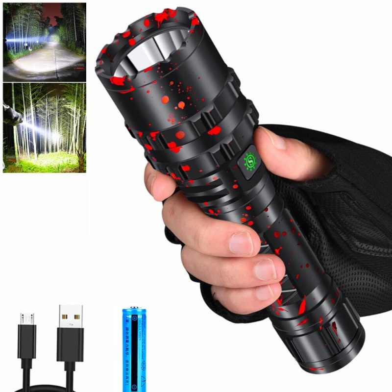Camping & Hiking Torch Light XHP50 LED Flashlight High Power USB
