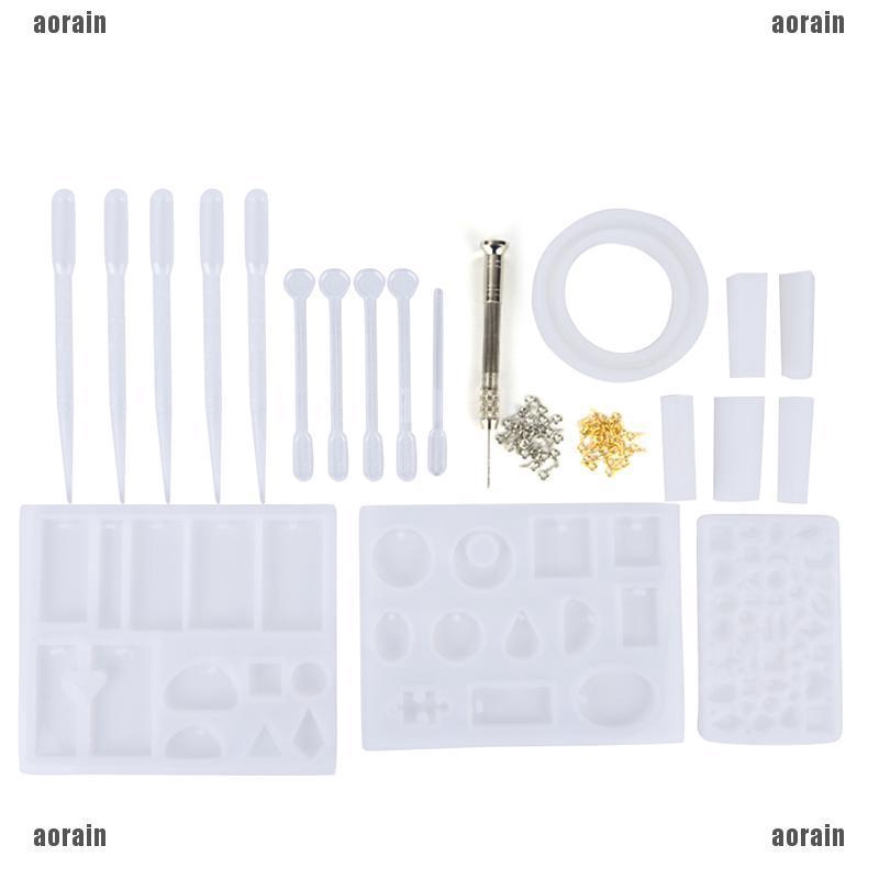 【Purpleredto】Liquid Silicone Mould Resin Pendant Jewelry Making Mold ...
