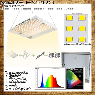 ส่งฟรี! ไฟปลูกต้นไม้ Mars Hydro TS1000 150W ไฟปลูกต้นไม้ Full Spectrum with IR Sun-like LED