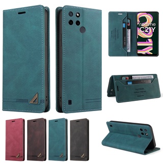 Case for Realme C21Y / Realme C25Y 008 เคสโทรศัพท์มือถือหนัง สําหรับ