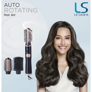 LESASHA ไดร์ หมุนอัตโนมัติ รุ่น 3IN1 AUTO ROTATING HOT AIR 1000W LS1364 (3 หัว ไดร์ หวีตรง วอลลุ่ม) 10LS00277