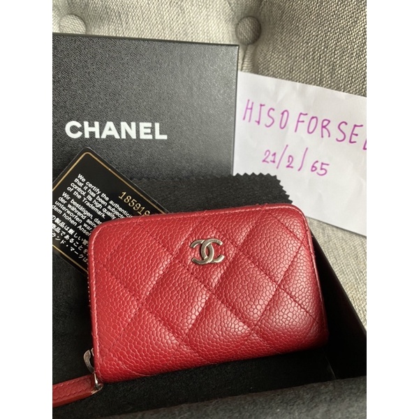 chanel card holder กระเป๋าสตางค์ใบเล็ก ใส่การ์ด ใส่ธนบัตร#dior#gucci#prada#louisvuitton#balen##rolex