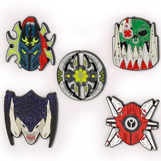 Liber Xenologis Pin Badges - Janus Draik Collection Xenos Badge Set - Warhammer 40k