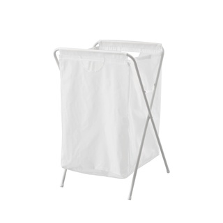 ถุงใส่ผ้าซักมีโครง SAKU ขนาด 41x43x64 ซม. B210 สีขาว