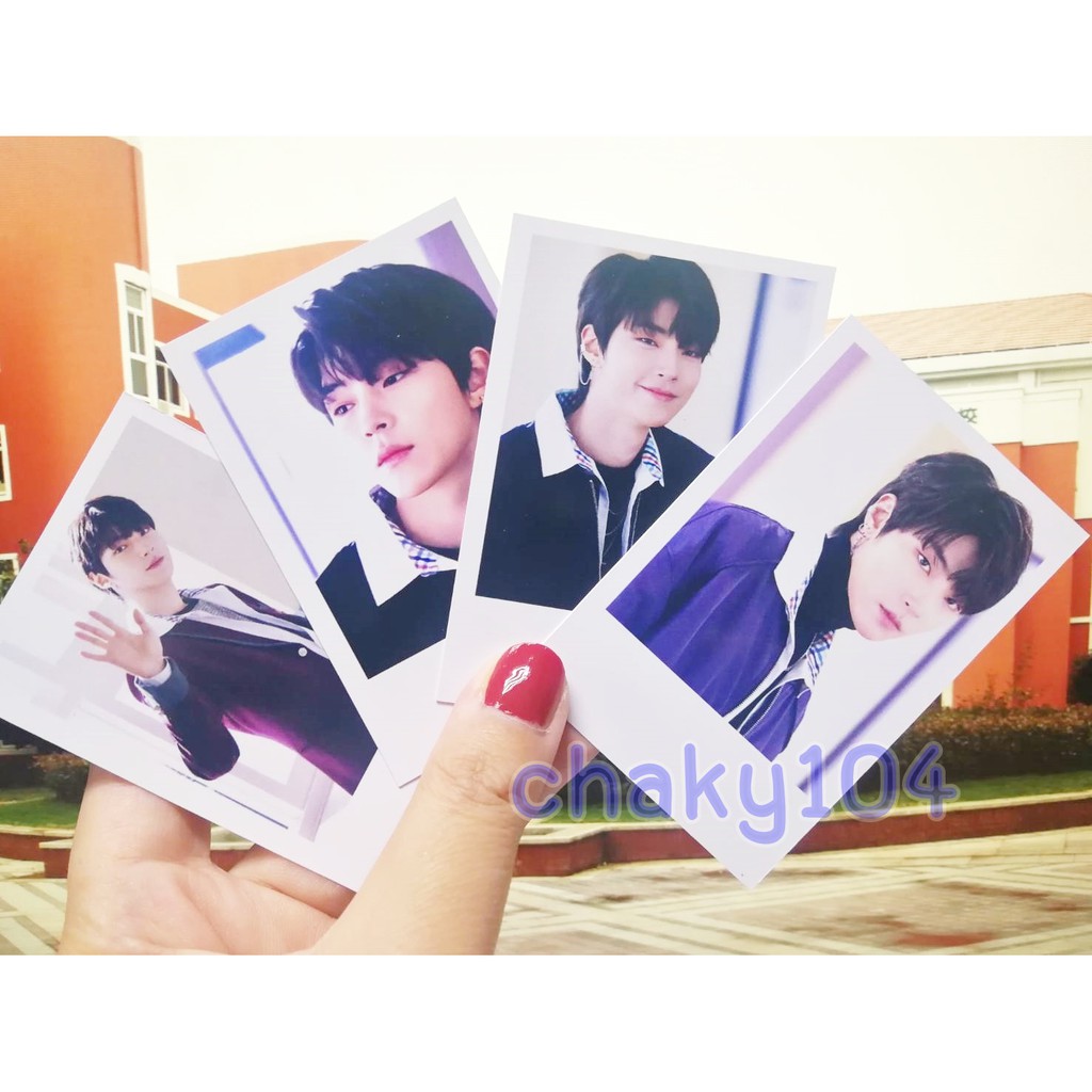 พร้อมส่ง!  โพลารอยด์พร้อมลายเซ็นต์ ฮวังอินยอบ(Hwang InYeop)  จาก 18 Again,  True Beauty  4 ใบ *มีเก็