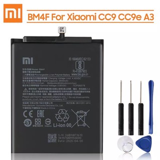 แบตเตอรี่ทดแทนBM4FสำหรับXiaomi Xiaomi CC9 CC9e CC9 E Mi A3แท้แบตเตอรี่4030MAh