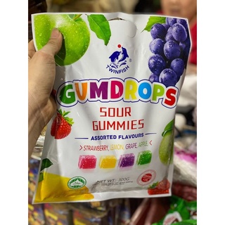 Gumdrops Solar Gummies เยลลี่ลูกเต๋า กัมมี่รวมรสเปรี้ยว