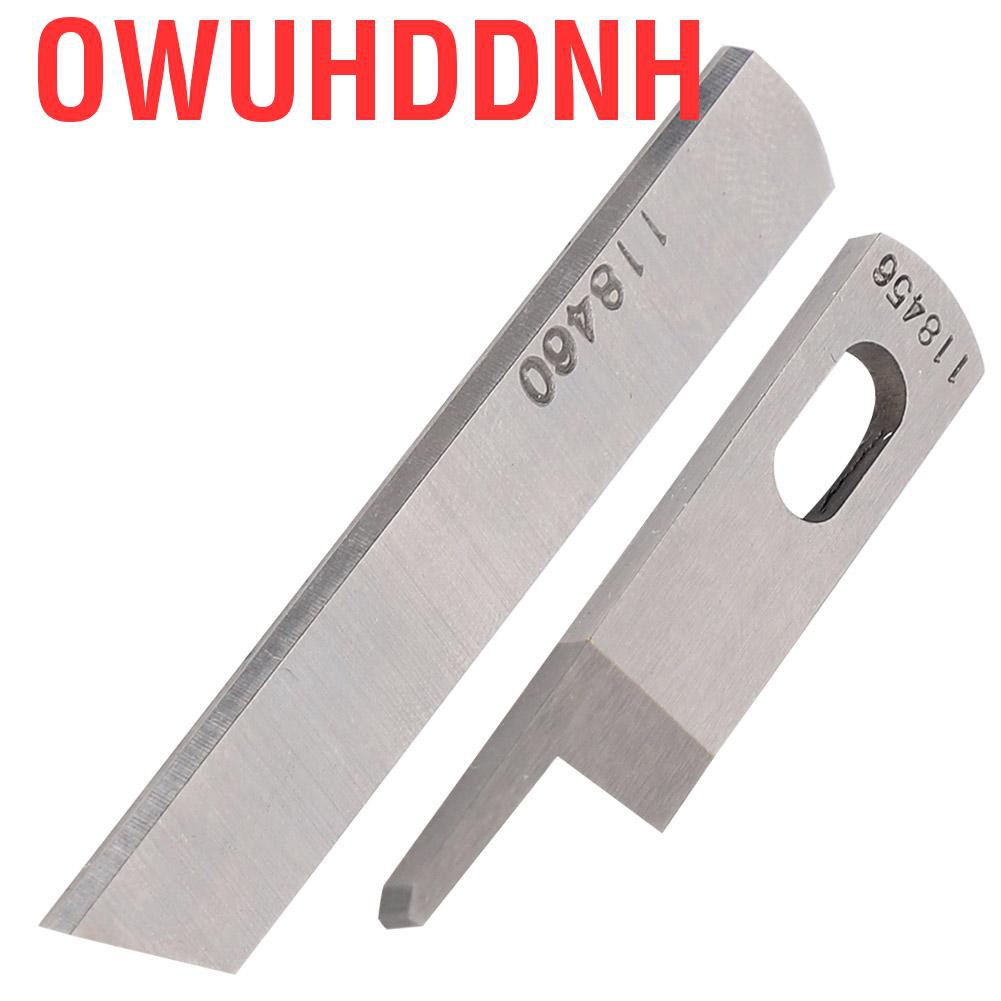 Owuhddnh ใบมีดบนและล่าง KR23 KR35 ลูกศรเงิน 747 737 เครื่อง Overlock สามหรือสี่ด้ายเย็บผ้าทั่วไปและใ