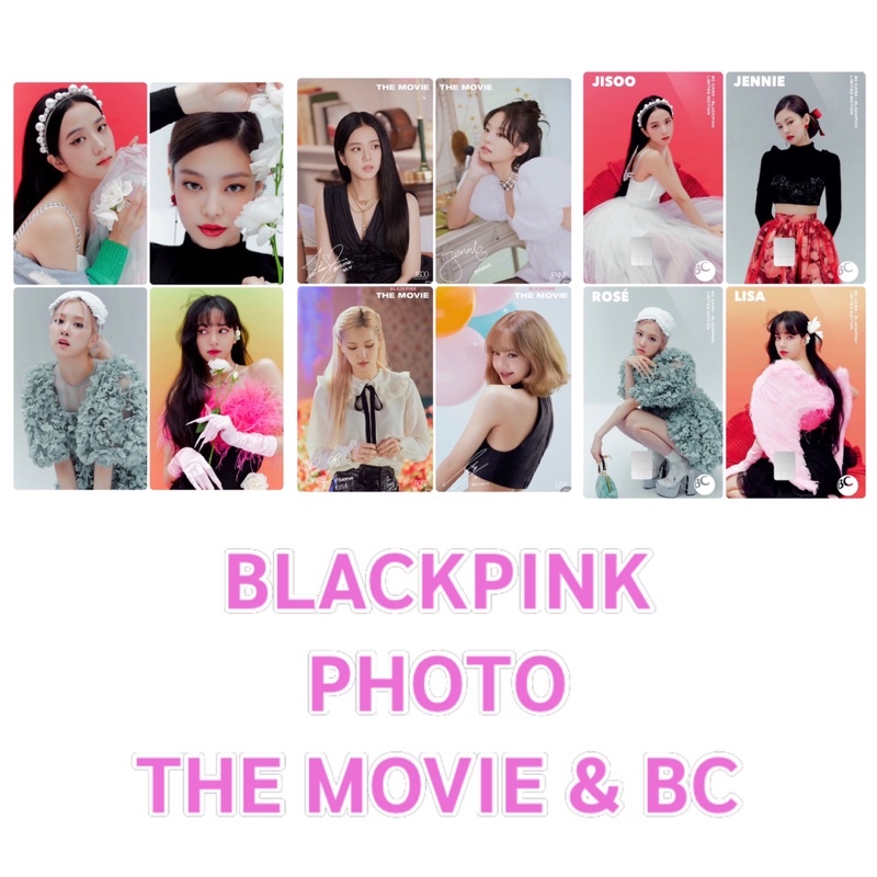 BLACKPINK 🖤💖 - รูป PHOTO The movie & etc. 5.5x8.5 cm.