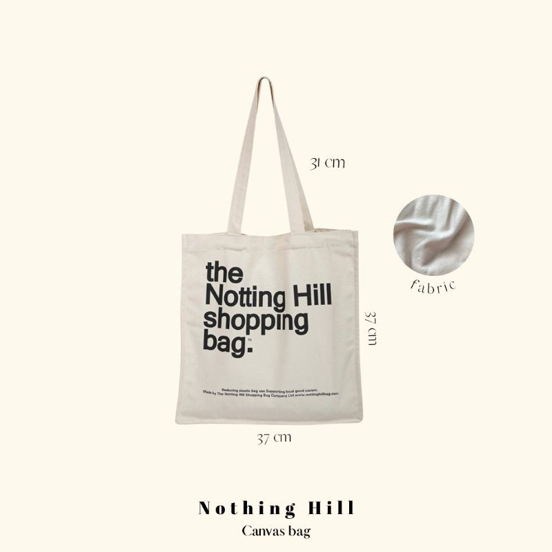 กระเป๋าผ้าแคนวาส ลาย The Notting Hill