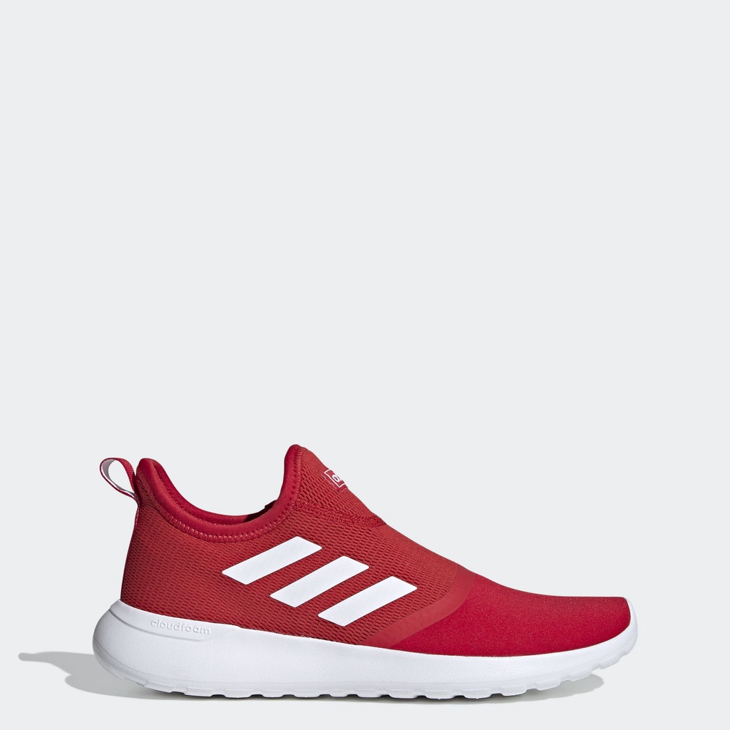 Original adidas RUNNING Lite Racer Slip-On Shoes ผู้ชาย สีแดง FX3793