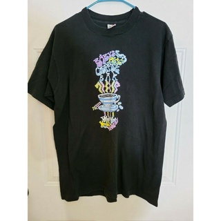 เสื้อยืดผ้าฝ้ายพิมพ์ลายคลาสสิก เสื้อยืดลําลอง แขนสั้น พิมพ์ลาย Key West s Place Dual Street Tee L Single Stitch 90s สี