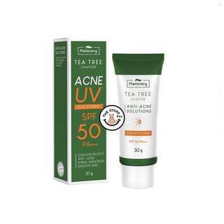 Plantnery Tea Tree Sunscreen Acne Oil Control SPF 50 PA+++ 30 g. แพลนท์เนอรี่ กันแดด ที ทรี สูตรควบคุมความมัน